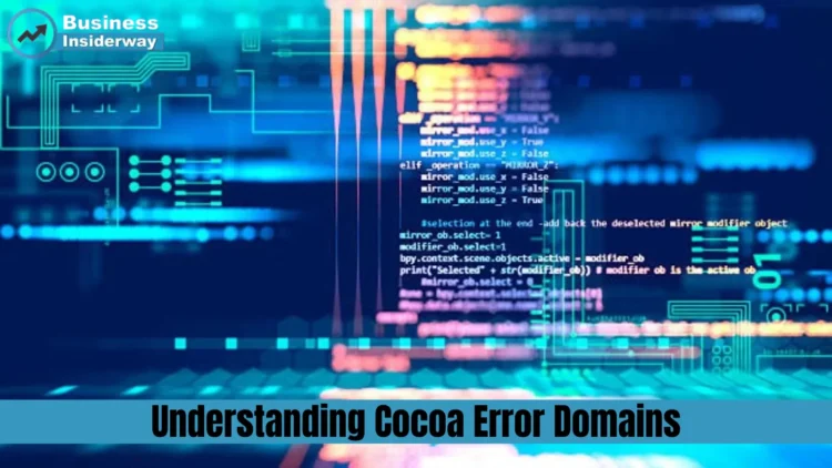Understanding Cocoa Error Domains Error Domains