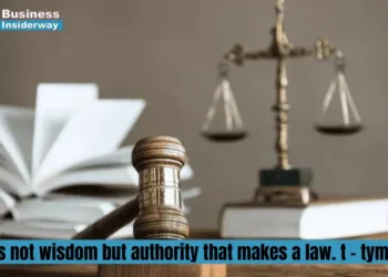 It is not wisdom but authority that makes a law. t - tymoff It is not wisdom but authority that makes a law. t - tymoff
